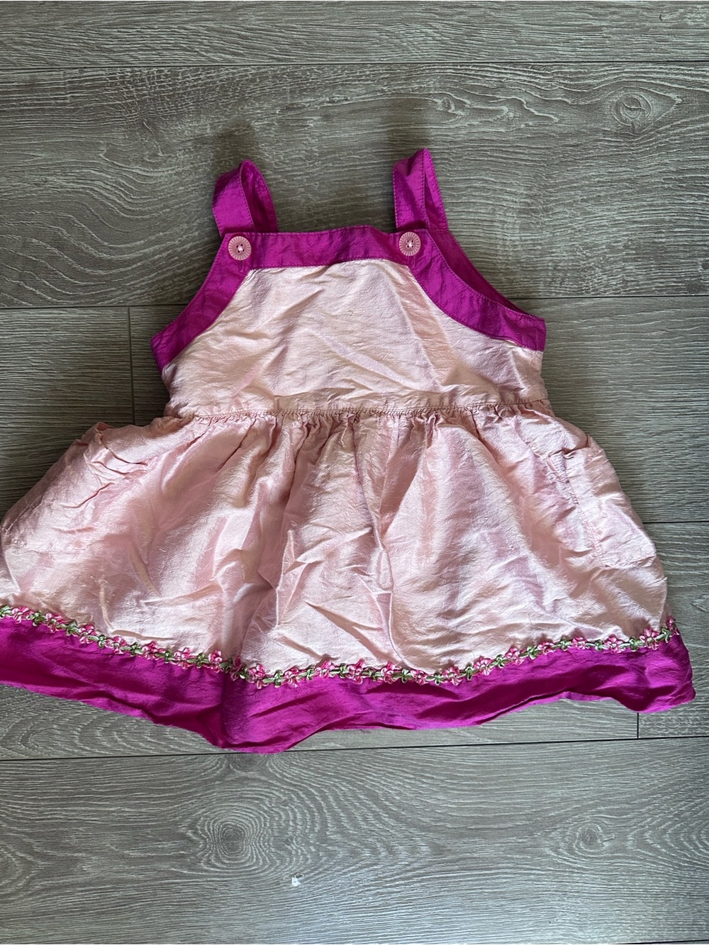Vintage 1999 Baby GAP Sleeveless Silk Dress